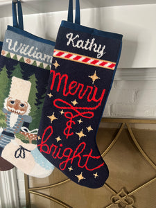 Merry and Bright Full Size Stocking