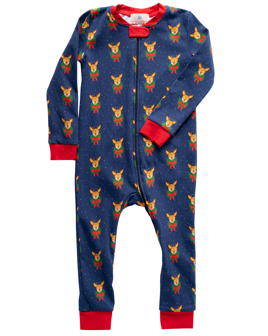 Dasher Zip Up Pajamas