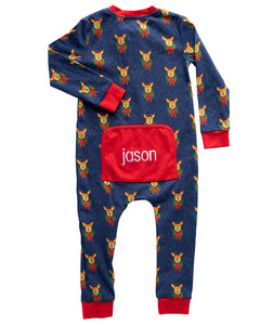 Dasher Zip Up Pajamas