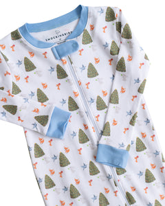 Woodland Creatures Zip Up Pajamas