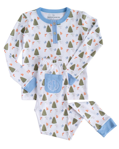 Woodland Creatures 2 Piece Pajamas