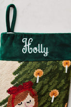 Bauble Stockings Full Size Stocking Monogrammed Name in Script Christmas Birdie Full Size Stocking