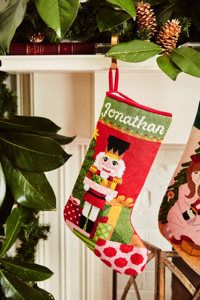 Bauble Stockings Full Size Stocking Needlepoint name The Nutcracker Full Size Stocking