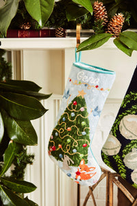 Bauble Stockings Full Size Stocking Needlepoint name Woodland Creatures Full Size Stocking